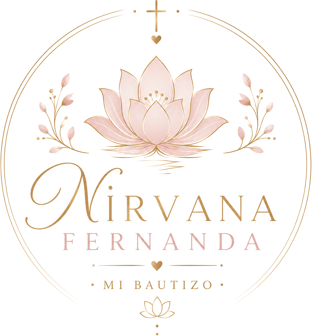 Logotipo Nirvana Fernanda, mi bautizo
